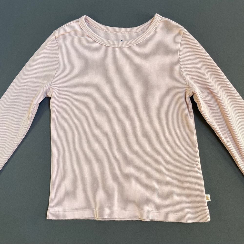 GAP Light Pink Long Sleeve Tee for Kids - Picture 2 of 13